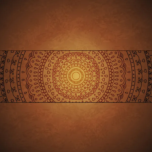 Vintage mandala süsleme kapak