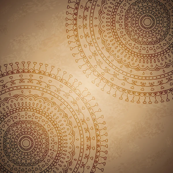 Vintage mandala süsleme arka plan