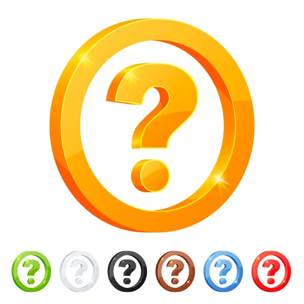 7 soru sembolün farklı renklerde ayarla.