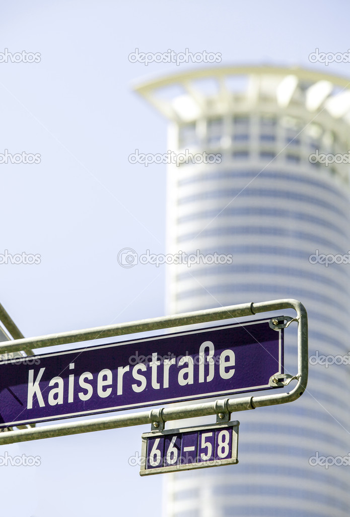 Kaiserstrasse sign
