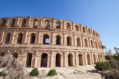 Tunus'ta el jem Roma colosseum