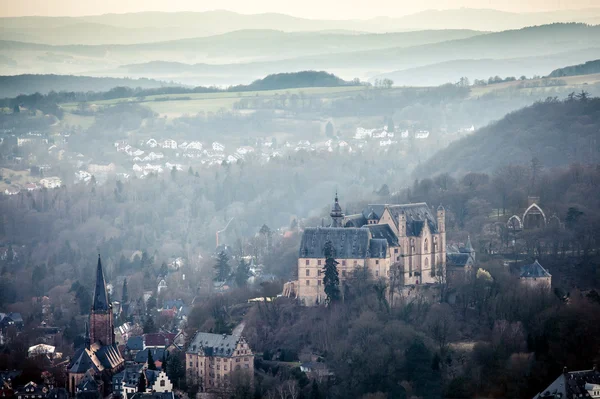 Ciudad de Marburgo — Foto de Stock