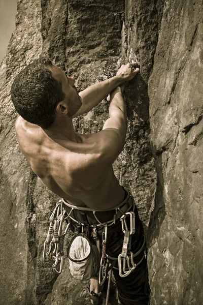 Climber vintage — Stock Photo, Image