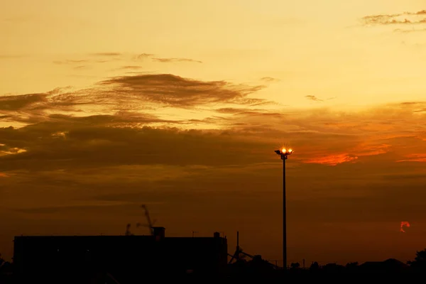 Oscuridad Del Cielo Una Noche Tormentosa — Foto de Stock