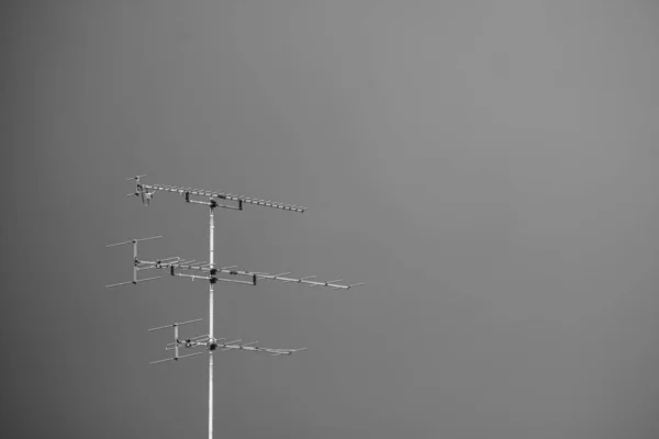 Les Tours Signalisation Les Poteaux Lumineux Sont Noirs Blancs — Photo