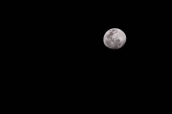 Texture Full Moon Dark Night — Stock Photo, Image