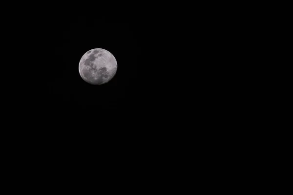 Fullmånens Textur Mörk Natt — Stockfoto