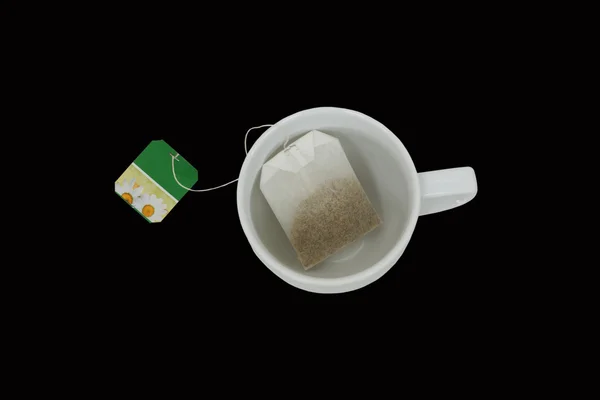 Teabag dans une tasse . — Photo