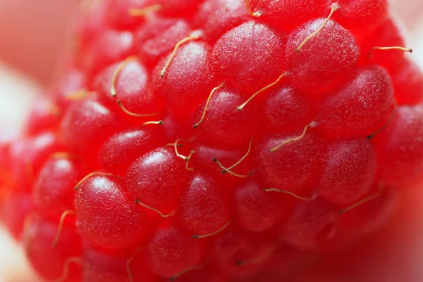 Part of raspberries. Close-up. — Stock Photo, Image