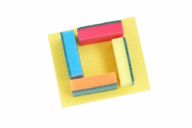 mutfak eşyaları Temizleme süngeri mendil. 