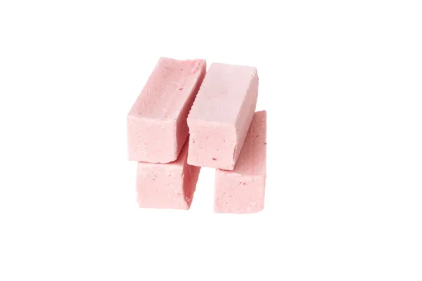 A group of pink marshmallows. — Stock Photo, Image