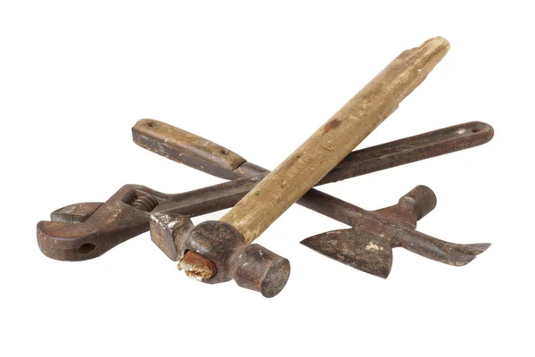 Chiave e martello . — Foto Stock