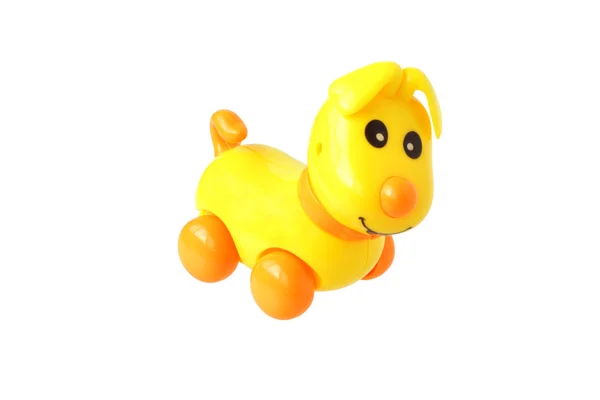 Plastic toy dog. — Stock Photo, Image