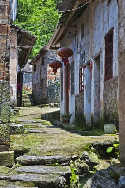 Vistas de Xiongcum Ancient Village cerca de Guilin en la región autónoma de Guangxi Zhuang del suroeste de China — Foto de Stock