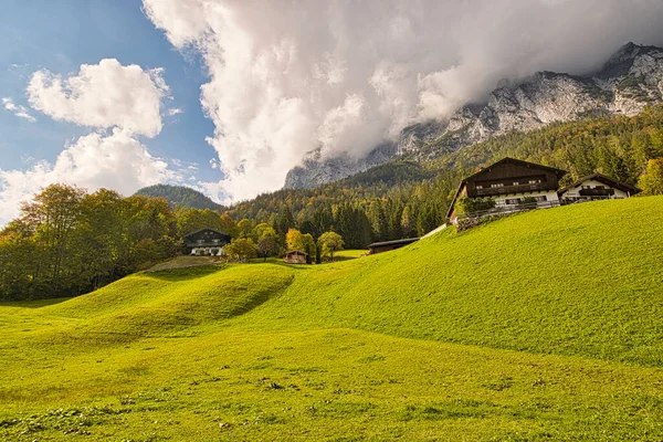 Bela Paisagem Alpina Baviera Áustria — Fotografia de Stock