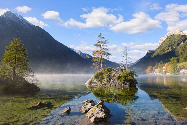 Красивые Горные Озера Альпах Баварии Австрии — стоковое фото