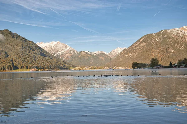 Piękne Górskie Jeziora Alpach Bawarii Austrii — Zdjęcie stockowe