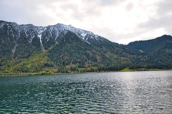 Belos Lagos Montanha Nos Alpes Baviera Áustria — Fotografia de Stock