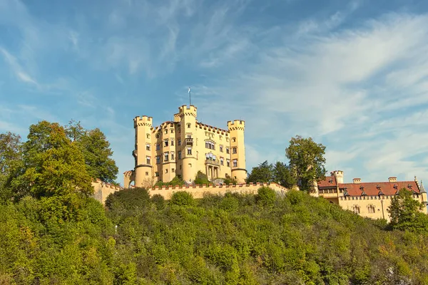Meraviglioso Castello Favola Hohenschwangau Baviera — Foto Stock