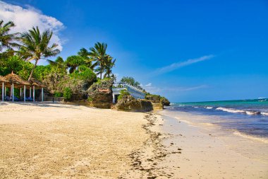 National Park Tsavo Doğu Tsavo West ve Amboseli 'nin manzara resimleri.