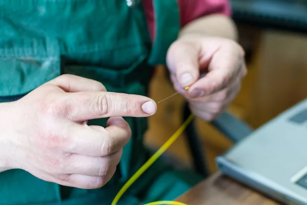 optik kablosunu kontrol edin