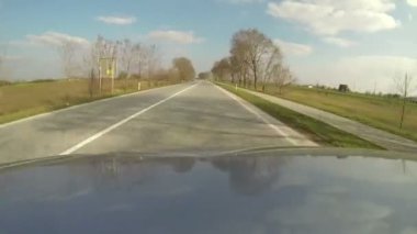 outiside şehir sürüş araba mount kamera çekim