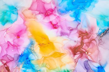 Alkol mürekkebi tekniğinde doğal lüks, soyut, akışkan sanat resimleri. Şefkatli ve rüya gibi duvar kağıtları. Renklerin karışımı şeffaf dalgalar ve altın girdaplar yaratır. Posterler ve diğer basılı materyaller için