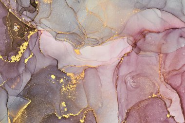 Alkol mürekkebi tekniğinde doğal lüks, soyut, akışkan sanat resimleri. Şefkatli ve rüya gibi duvar kağıtları. Renklerin karışımı şeffaf dalgalar ve altın girdaplar yaratır. Posterler ve diğer basılı materyaller için