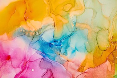 Alkol mürekkebi tekniğinde doğal lüks, soyut, akışkan sanat resimleri. Şefkatli ve rüya gibi duvar kağıtları. Renklerin karışımı şeffaf dalgalar ve altın girdaplar yaratır. Posterler ve diğer basılı materyaller için