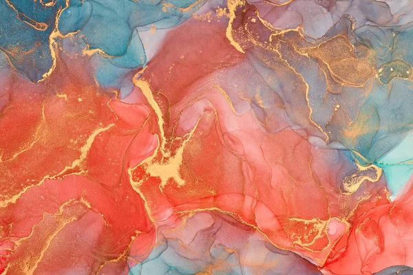 Естественная Роскошь Абстрактной Живописи Жидкости Искусства Технике Алкогольной Краски Нежные — стоковое фото
