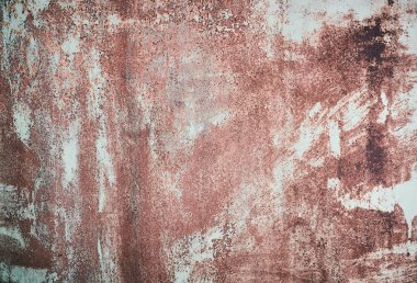 Karanlık arka planda soyut yakın plan. Tasarım elemanı. Grunge metal arka planı, paslı çelik dokusu. Duvarda çizikler var. Eski kirli yüzey. Metal rengi.