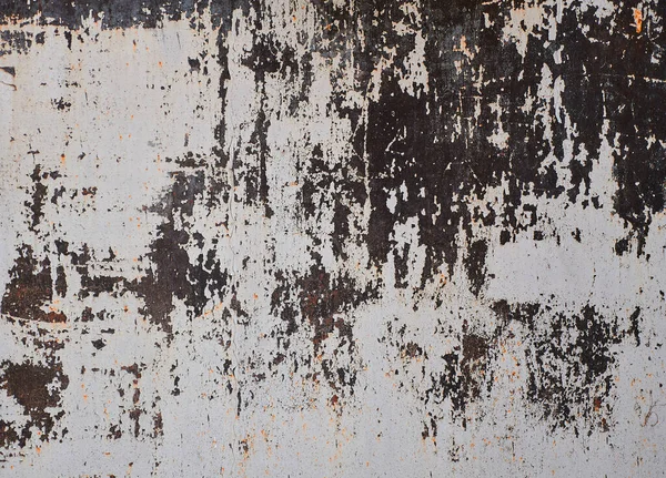在黑暗背景下的抽象特写 设计元素 卷曲的金属背景 生锈的钢质感 刮破的墙 肮脏的旧表面 金属颜色 — 图库照片