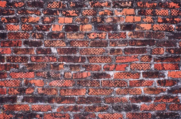 Vintage Brick Wall Great Design Any Purposes Background Texture Old — 스톡 사진