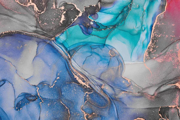 Alkol mürekkebi tekniğinde doğal lüks, soyut, akışkan sanat resimleri. Şefkatli ve rüya gibi duvar kağıtları. Renklerin karışımı şeffaf dalgalar ve altın girdaplar yaratır. Posterler ve diğer basılı materyaller için