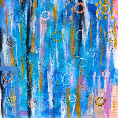 Akrilik boya lekesinin soyut arkaplanı. Renkli yağlı boya karışımı. Dokuma düzenlemeleri. Soyut modern baskı. Duvar sanatı Poster. 