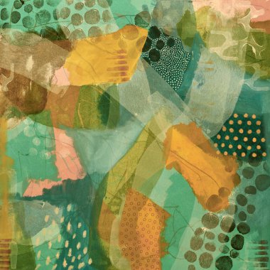 Akrilik boya lekesinin soyut arkaplanı. Renkli yağlı boya karışımı. Dokuma düzenlemeleri. Soyut modern baskı. Duvar sanatı Poster. 