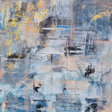 Akrilik boya lekesinin soyut arkaplanı. Renkli yağlı boya karışımı. Dokuma düzenlemeleri. Soyut modern baskı. Duvar sanatı Poster. 