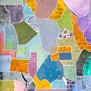 Akrilik boya lekesinin soyut arkaplanı. Renkli yağlı boya karışımı. Dokuma düzenlemeleri. Soyut modern baskı. Duvar sanatı Poster. 