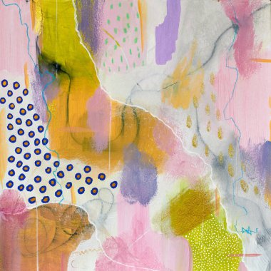 Akrilik boya lekesinin soyut arkaplanı. Renkli yağlı boya karışımı. Dokuma düzenlemeleri. Soyut modern baskı. Duvar sanatı Poster. 