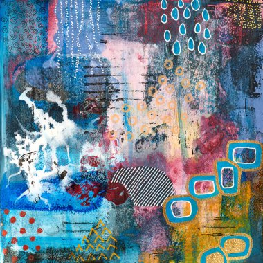 Akrilik boya lekesinin soyut arkaplanı. Renkli yağlı boya karışımı. Dokuma düzenlemeleri. Soyut modern baskı. Duvar sanatı Poster. 