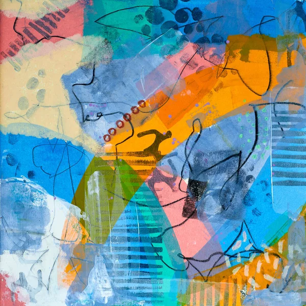 Akrilik boya lekesinin soyut arkaplanı. Renkli yağlı boya karışımı. Dokuma düzenlemeleri. Soyut modern baskı. Duvar sanatı Poster. 