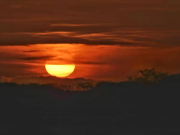 Colorful Image Van Guajira Een Beautiful Regio Colombische Caribbean Met — Stockfoto