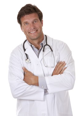 mutlu erkek doktor
