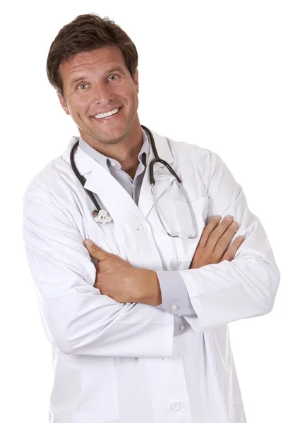 Happy male doctor — Stock Photo, Image