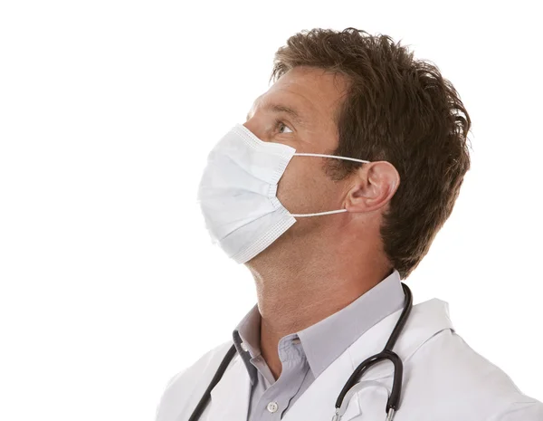 Doctor wearing a mask — Stok fotoğraf