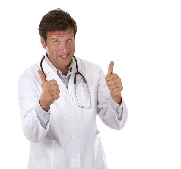 Happy male doctor — Stock Photo, Image