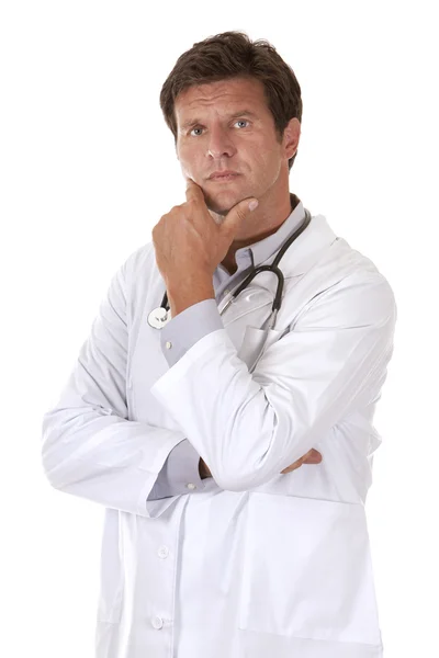 Thinking doctor — Stock Photo, Image