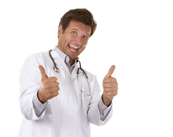 Happy male doctor — Stock Photo, Image