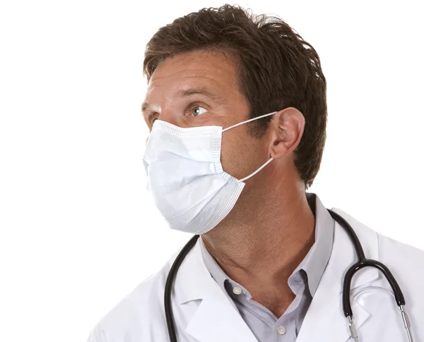 Doctor wearing a mask — Stok fotoğraf