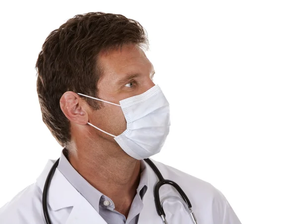 Doutor usando uma máscara — Fotografia de Stock